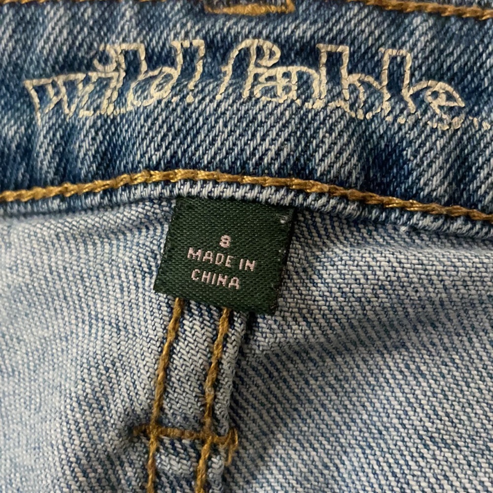 HIGH RISE DENIM SHORTS - Picture 2 of 2